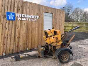 NOW SOLD - 2017 Mecalac MBR71 Single Drum Pedestrian Roller