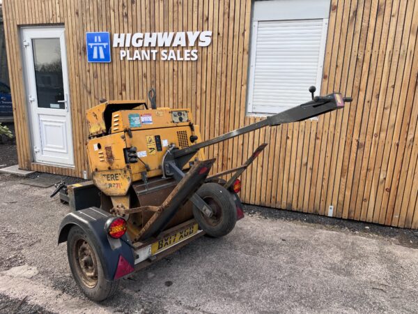 NOW SOLD - 2017 Mecalac MBR71 Single Drum Pedestrian Roller - Image 6