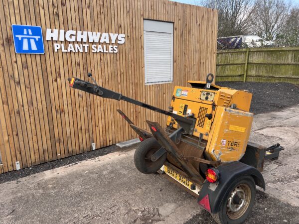 NOW SOLD - 2017 Mecalac MBR71 Single Drum Pedestrian Roller - Image 3