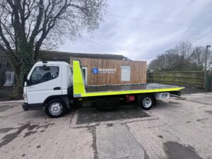 NOW SOLD 7.5 Ton Mitsubishi Canter Tilt And Slide Recovery Truck With Spec Lift