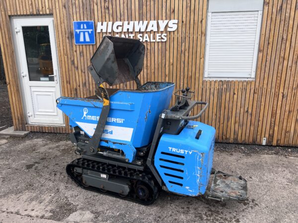 NOW SOLD 2021 Messersi TC95D Diesel C/W Self Loading Shovel, High Tip Tracked Dumper - Image 10