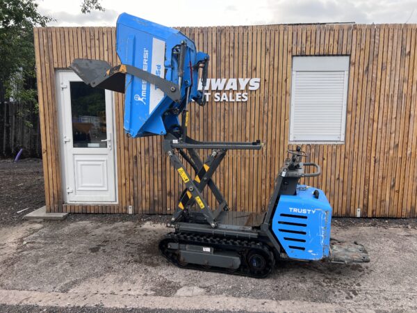 NOW SOLD 2021 Messersi TC95D Diesel C/W Self Loading Shovel, High Tip Tracked Dumper - Image 6