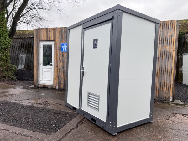 New Unused Mains Disabled Toilet Block Complete With Wheelchair Ramp - Image 8