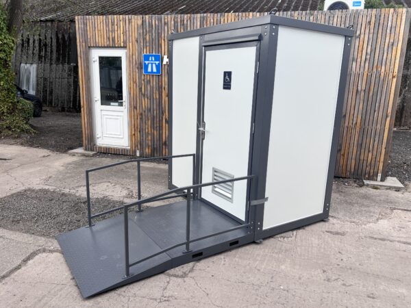 New Unused Mains Disabled Toilet Block Complete With Wheelchair Ramp - Image 3
