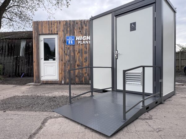 New Unused Mains Disabled Toilet Block Complete With Wheelchair Ramp - Image 2
