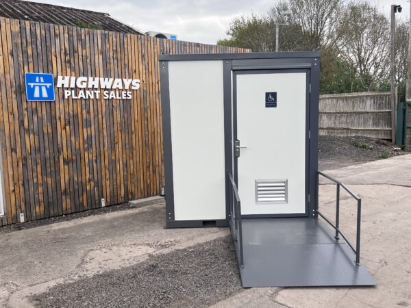 New Unused Mains Disabled Toilet Block Complete With Wheelchair Ramp - Image 5