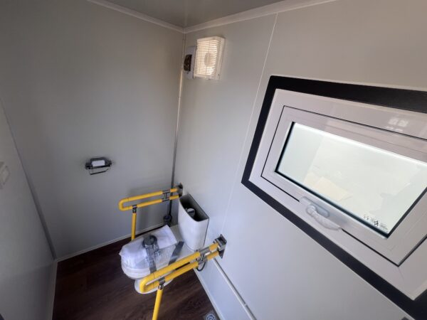 New Unused Mains Disabled Toilet Block Complete With Wheelchair Ramp - Image 14
