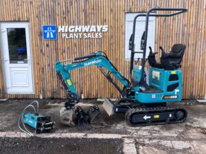 NOW SOLD - 2023 Sunward SWE 08B Micro Digger Excavator - Just 50 Hours  C/W Breaker
