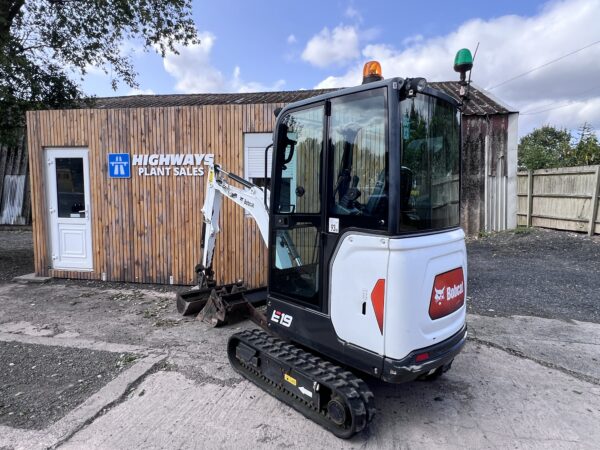 NOW SOLD - 2021 Bobcat E19 1.9T  Just 400 Hours ! - Image 4