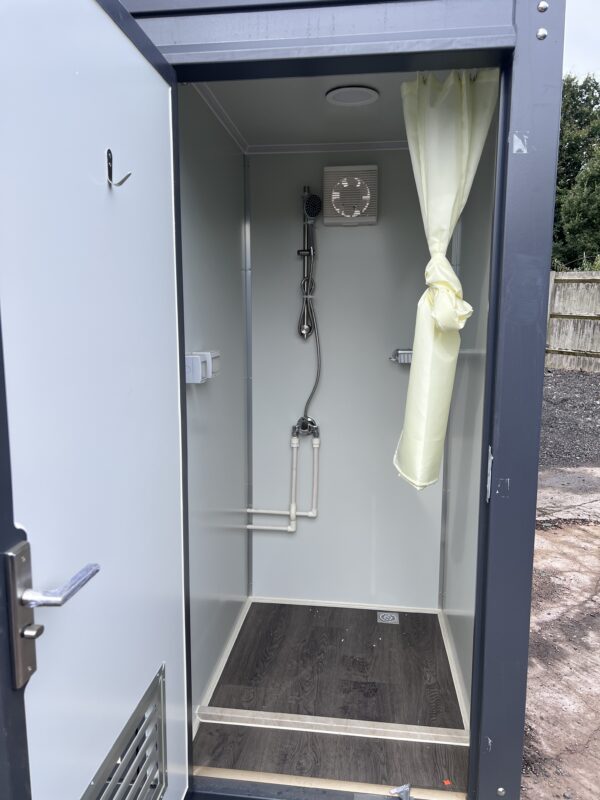 New Unused Mains Portable Double Mains Shower Block - Image 8