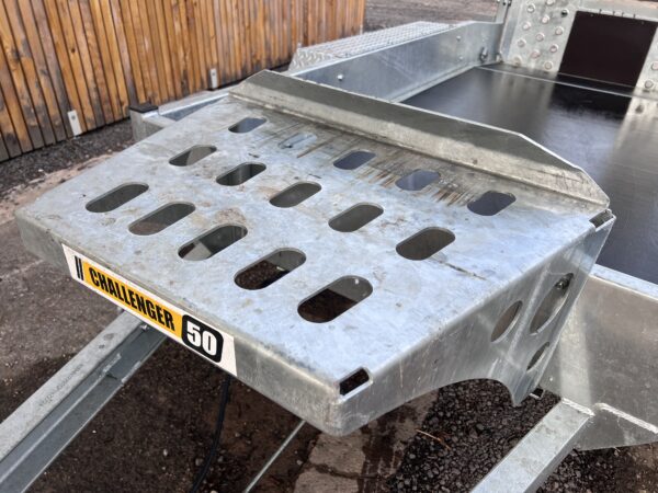 Used Once ! Covered Less Than 50 Miles ! Indespension 9′ x 4‘ Challenger 50 Beavertail Trailer (2700kgs) - Image 3