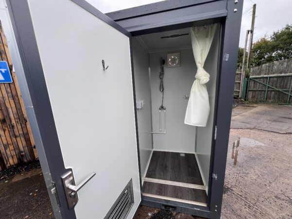 New Unused Mains Portable Double Mains Toilet & Shower Block - Image 4
