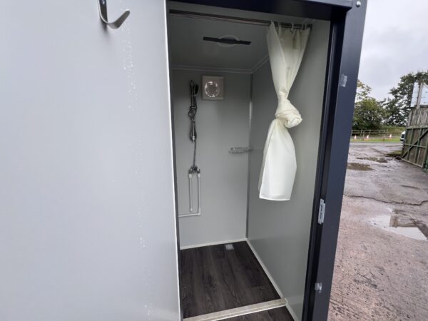 New Unused Mains Portable Double Mains Toilet & Shower Block - Image 6
