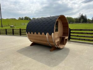 New 2.4 Meter Barrel Sauna