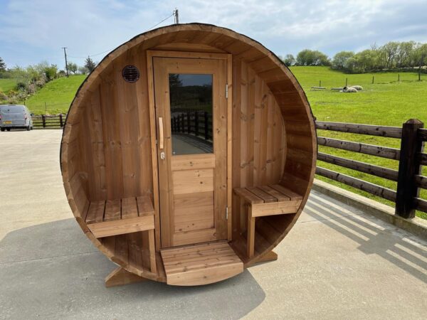 New 2.4 Meter Barrel Sauna - Image 7