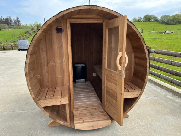 New 2.4 Meter Barrel Sauna - Image 3