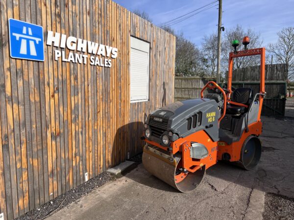 Now Sold - 2019 Hamm HD8 VV Twin Drum Vibrating Roller 800mm   NO VAT ! - Image 5