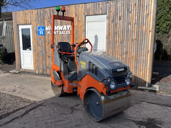Now Sold - 2019 Hamm HD8 VV Twin Drum Vibrating Roller 800mm   NO VAT ! - Image 4