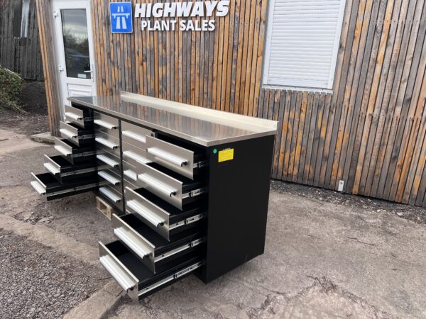 20 Drawer Stainless Steel Workbench / Tool Chest - Image 4