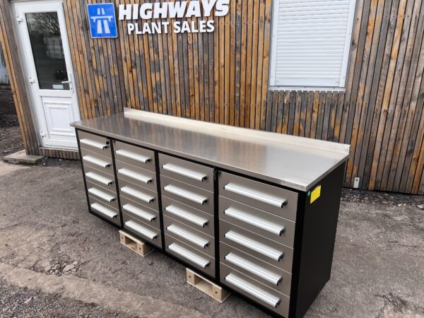20 Drawer Stainless Steel Workbench / Tool Chest - Image 10