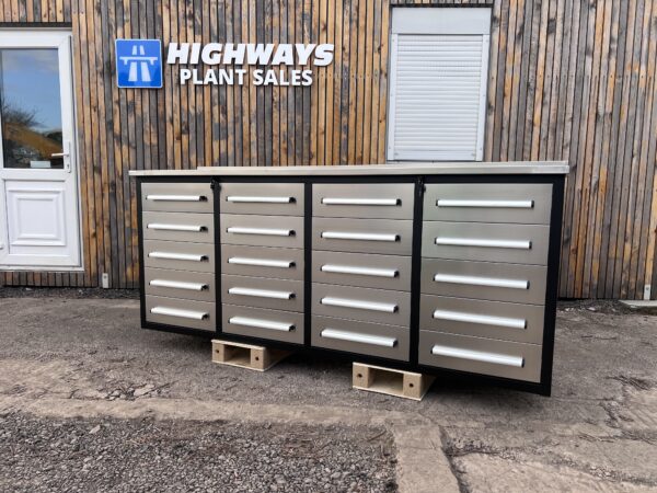 20 Drawer Stainless Steel Workbench / Tool Chest - Image 11